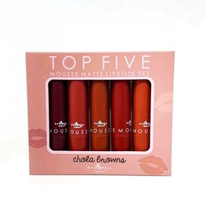 Top Five Mousse Matte Lipstick Set